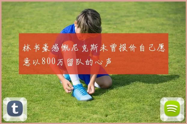 林书豪感慨尼克斯未曾报价自己愿意以800万留队的心声